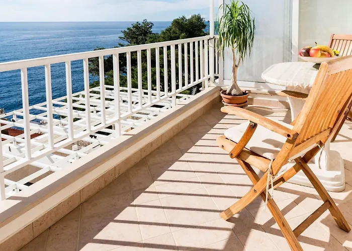 公寓 Paco - Three-bedroom With Balcony And Sea View 杜布罗夫尼克